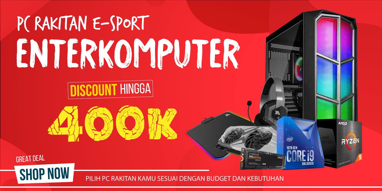 Enterkomputer Toko Online Komputer Rakit Pc Termurah Terlengkap