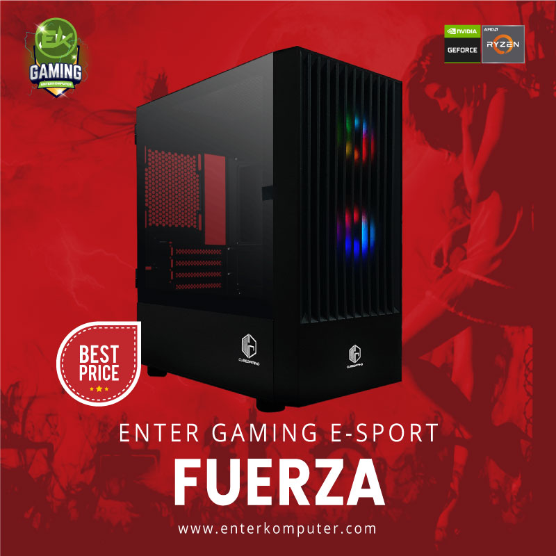 Enter Gaming E Sports Fuerza Enterkomputer Jual Beli Online Komputer Rakit Pc Termurah Terlengkap