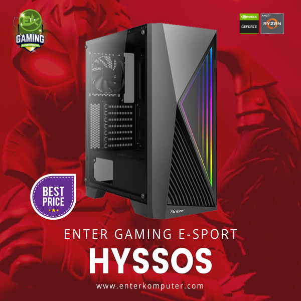 Enter Gaming E Sports Hyssos Enterkomputer Jual Beli Online Komputer Rakit Pc Termurah Terlengkap